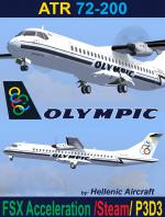 FSX/P3D4 ATR 72-200 Olympic Package.
